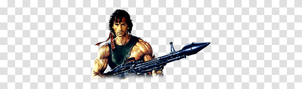 Teknik Rambo Al Ujab Circle, Person, Human, Gun, Weapon Transparent Png