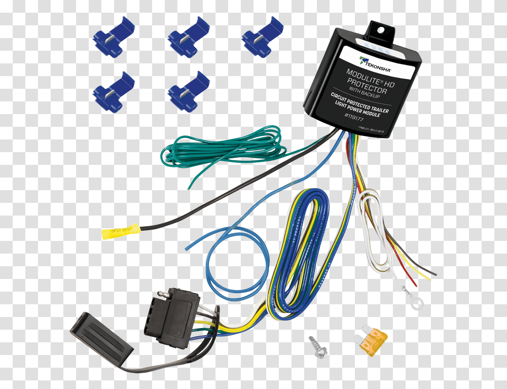 Tekonsha, Cable, Adapter, Wiring, Electronics Transparent Png