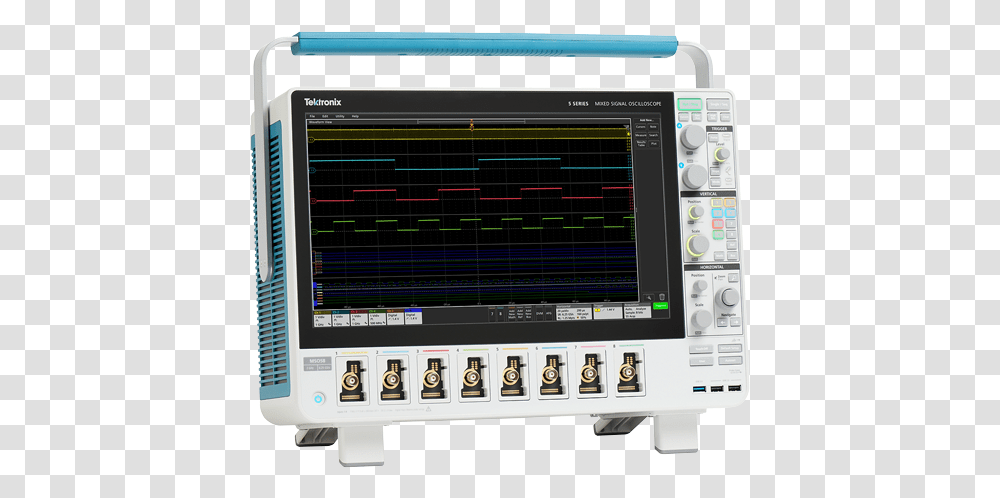 Tektronix 5 Series Mso, Electronics, Oscilloscope, Scoreboard, Monitor Transparent Png