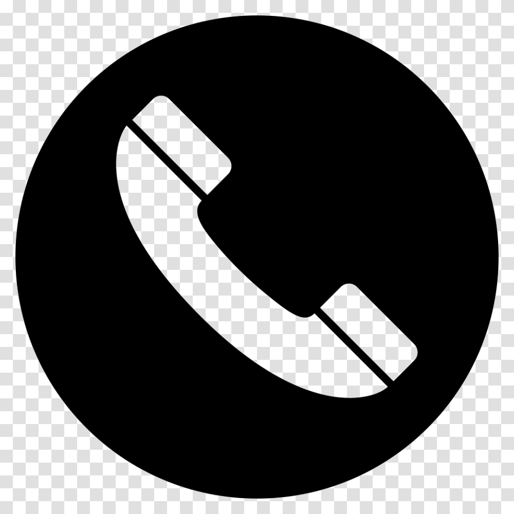 Tel Whatsapp Icon Black And White, Label, Stencil Transparent Png