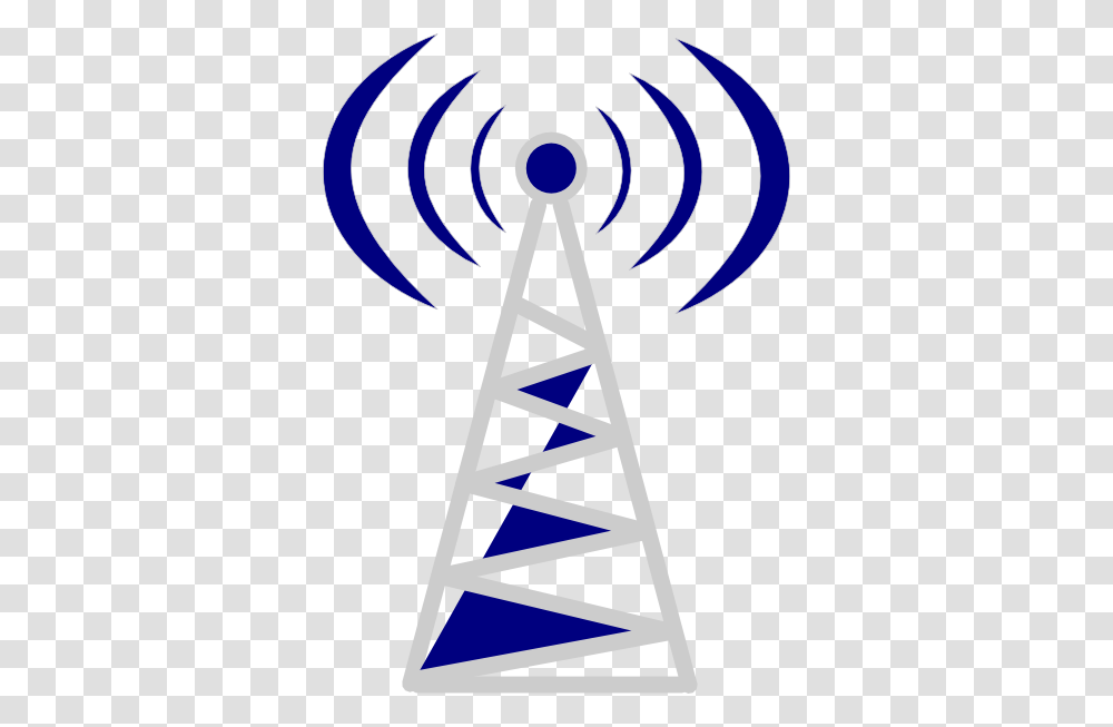Telecom Tower Blue Clip Art, Antenna, Electrical Device Transparent Png