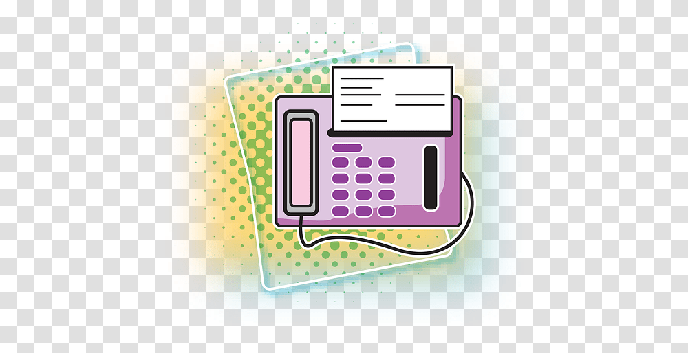 Telefone Communication Telephone Call Connection Cartoon Fax Machine, Electronics, Urban, Electronic Chip, Hardware Transparent Png