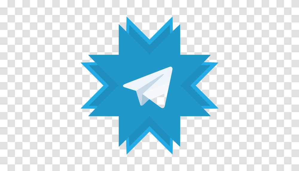 Telegram Icon Free Of Social Networks Icons, Cross, Star Symbol Transparent Png