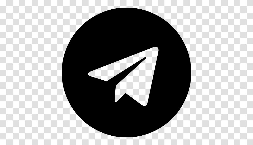 Telegram Icon With And Vector Format For Free Unlimited, Gray, World Of Warcraft Transparent Png