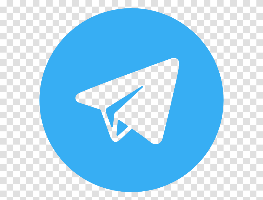 Telegram Logo Logo Telegram, Sign, Road Sign, Recycling Symbol Transparent Png