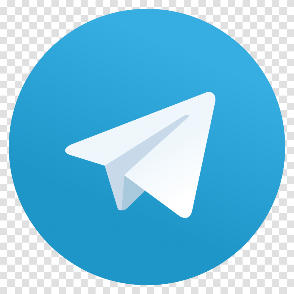 Telegram, Logo, Paper, Origami Transparent Png
