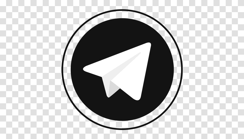 Telegram Logo Trendnet, Plectrum, Cone Transparent Png