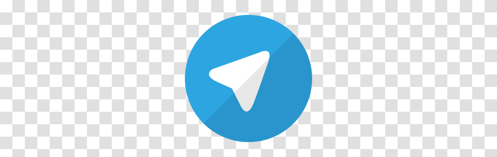 Telegram, Logo, Triangle, Plectrum, Balloon Transparent Png