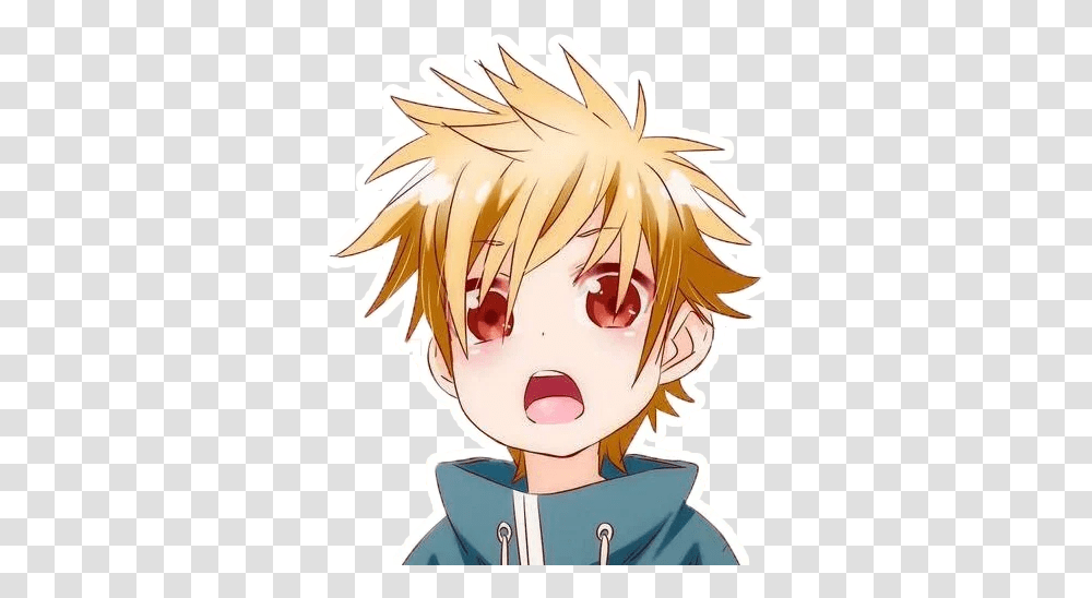 Telegram Sticker 8 From Collection Anime Boys Stickerus Anime Boy Stickers Telegram, Manga, Comics, Book, Graphics Transparent Png