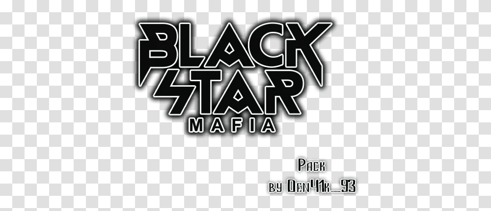 Telegram Sticker 8 From Collection Black Star Mafia Logo, Text, Alphabet, Poster, Advertisement Transparent Png