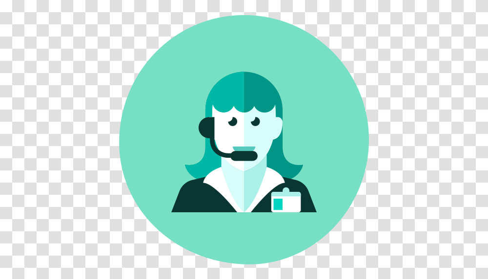 Telemarketer Woman Support People Free Icon Of Kameleon Telemarketing Icon, Label, Text, Word, Face Transparent Png