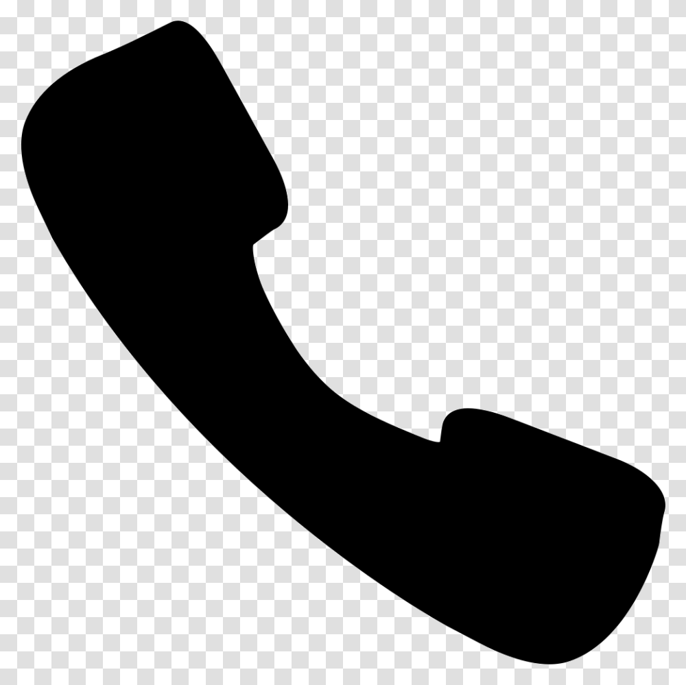 Telephone Call Sign Tell Icon, Hook, Sock, Shoe, Footwear Transparent Png