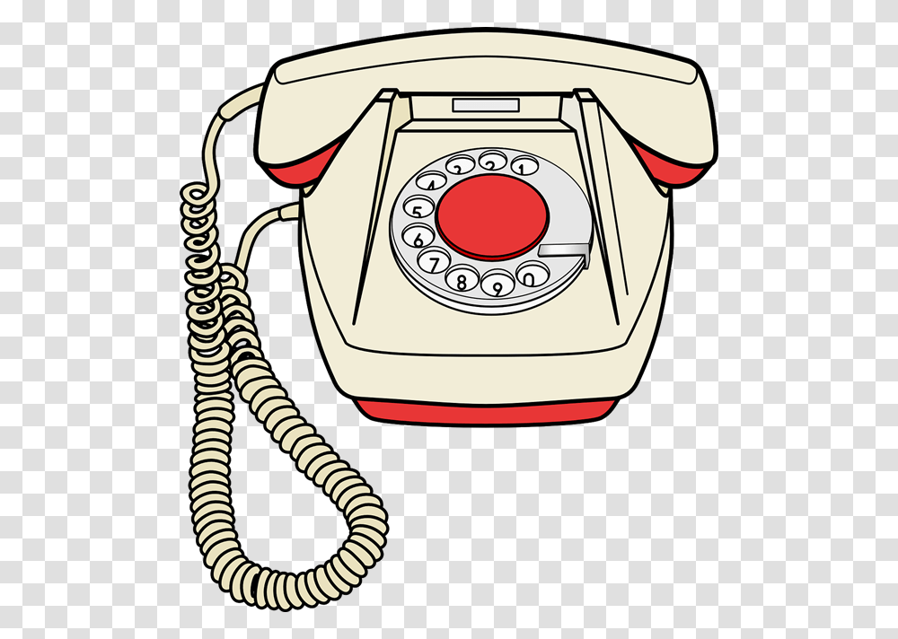 Telephone Clipart, Electronics, Dial Telephone Transparent Png