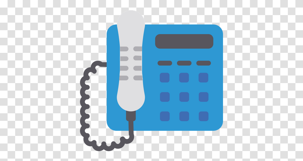 Telephone Icon Of Flat Style Available In Svg Eps Corded Phone, Electronics, Calculator Transparent Png