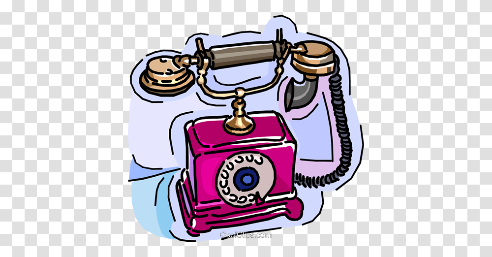 Telephone Rotary Phone Royalty Free Vector Clip Art Illustration, Electronics, Dial Telephone Transparent Png
