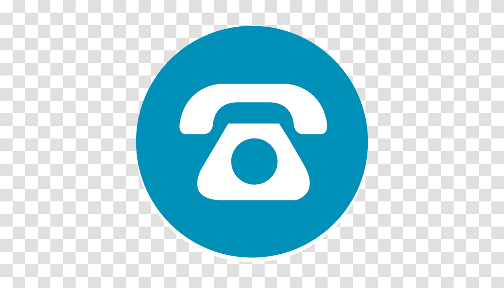 Telephone Round Icon, Logo, Trademark Transparent Png