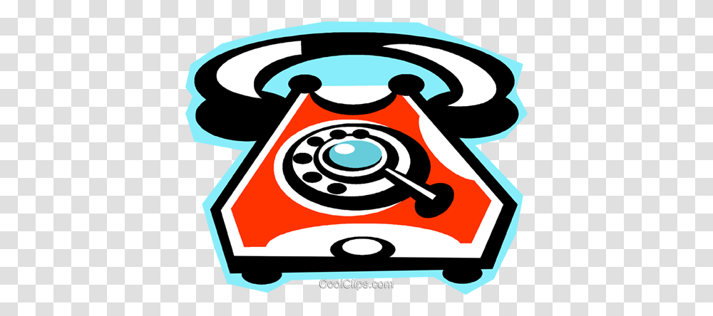 Telephone Royalty Free Vector Clip Art Illustration, Electronics, Dial Telephone Transparent Png