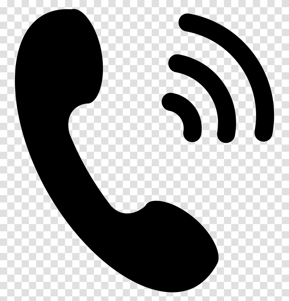 Telephone Telephone Consultation Icon, Stencil, Footprint, Mustache Transparent Png