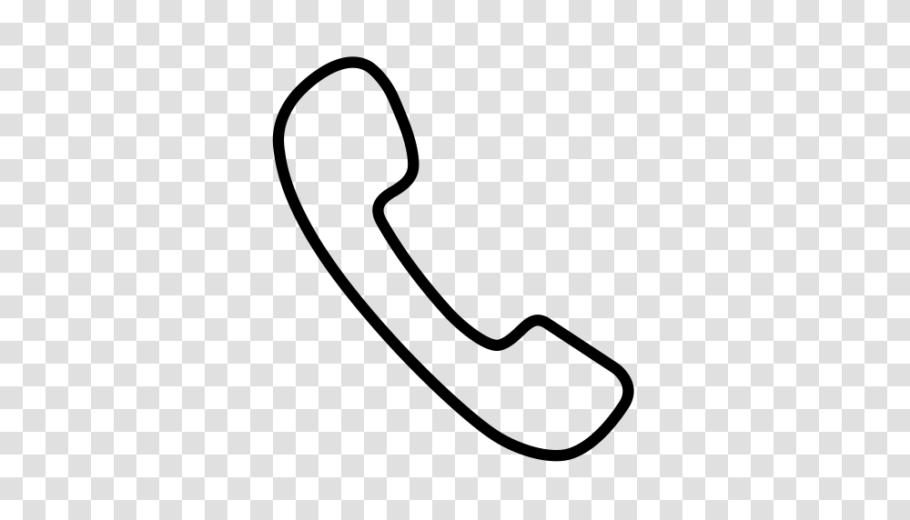 Telephone Thin Line Telephone Icon With And Vector Format, Gray, World Of Warcraft Transparent Png