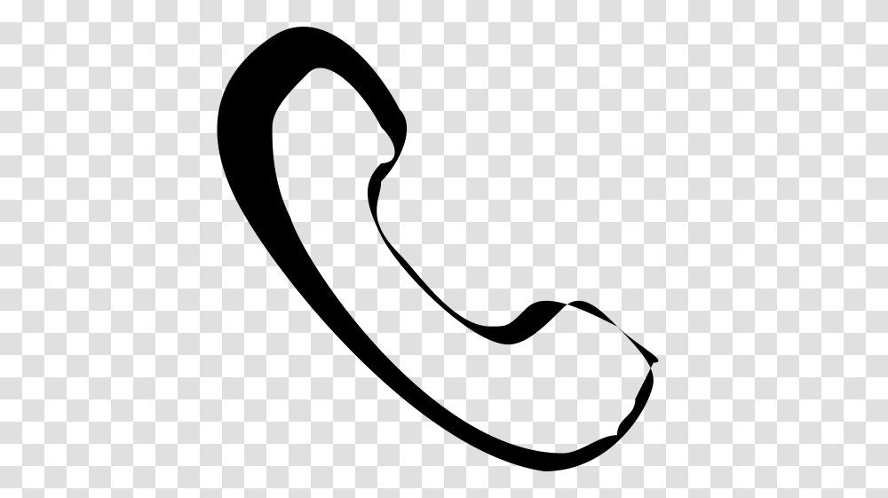 Telephone White Telephone Icon With And Vector Format, Gray, World Of Warcraft Transparent Png
