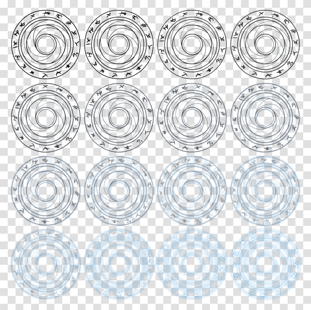 Teleport Circle Sprite Sheet Opengameartorg Magic Circle Sprite, Spiral, Coil, Rug Transparent Png