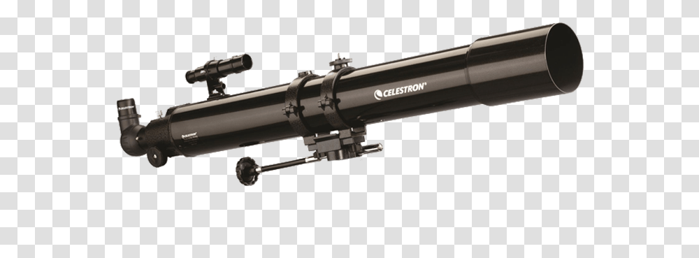 Telescope Background Celestron Powerseeker 80 Eq, Gun, Weapon, Cannon, Oboe Transparent Png