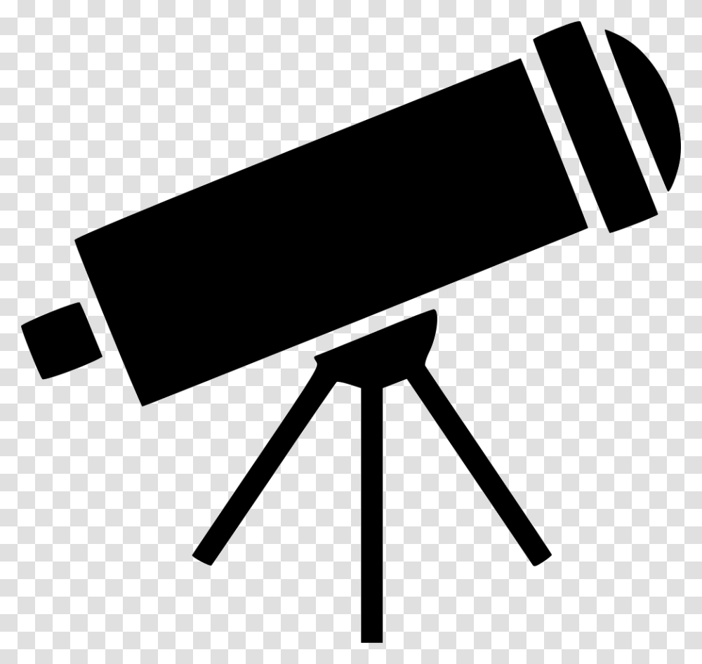 Telescope Clipart Black And White, Axe, Tool, Tripod Transparent Png