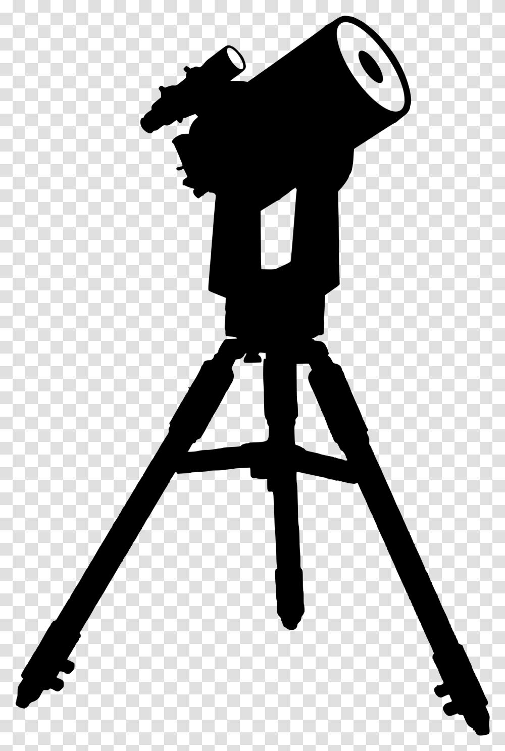 Telescope Clipart Silhouette, Gray, World Of Warcraft Transparent Png