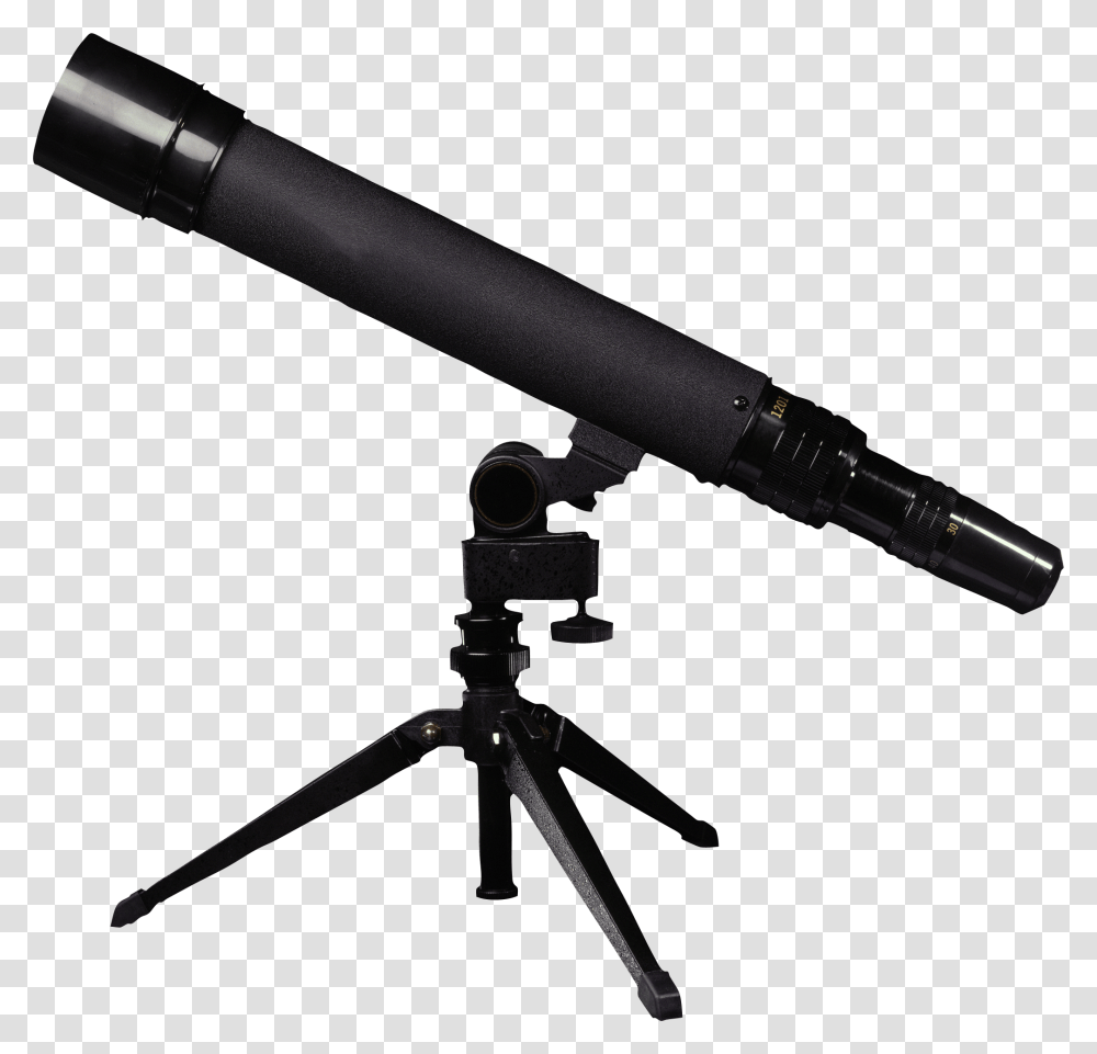 Telescope, Electronics, Gun, Weapon, Weaponry Transparent Png