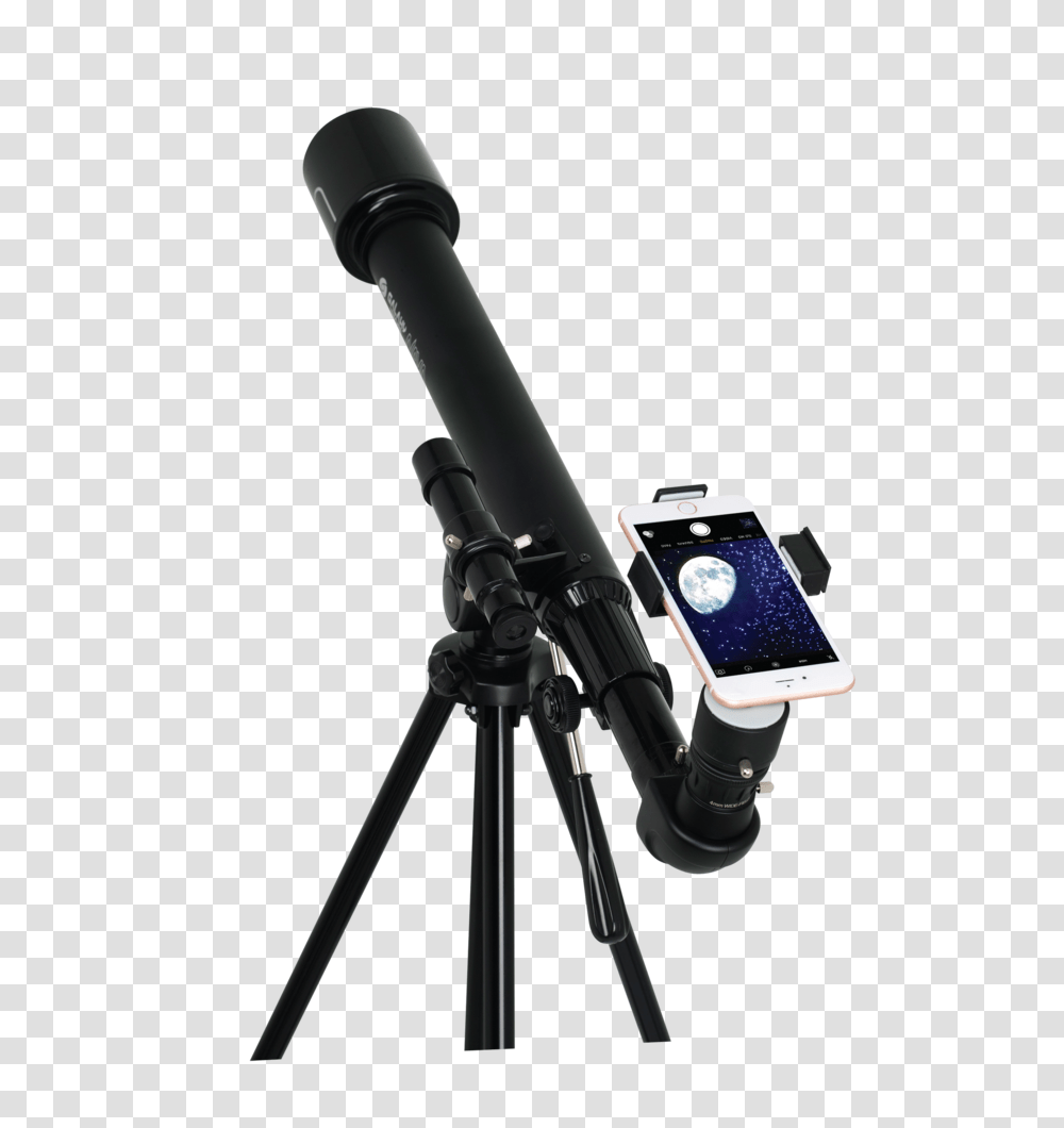 Telescope, Electronics, Tripod, Wristwatch, Mobile Phone Transparent Png