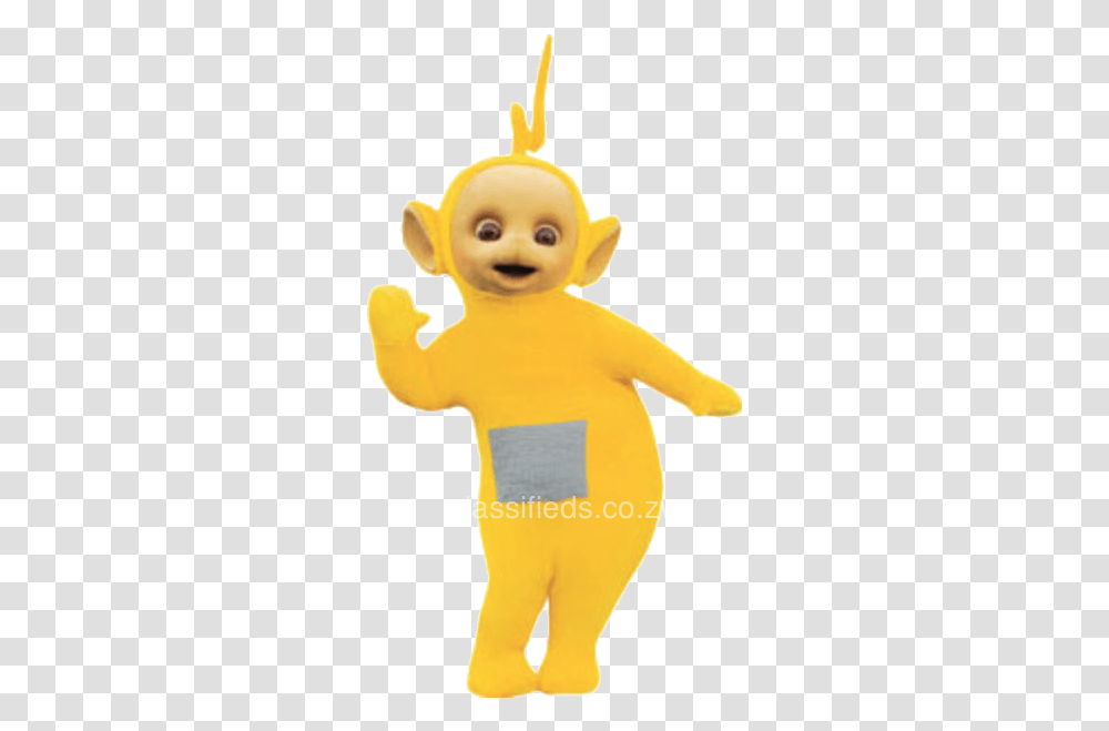 Teletubbie Lala, Toy, Person, Human, Plush Transparent Png