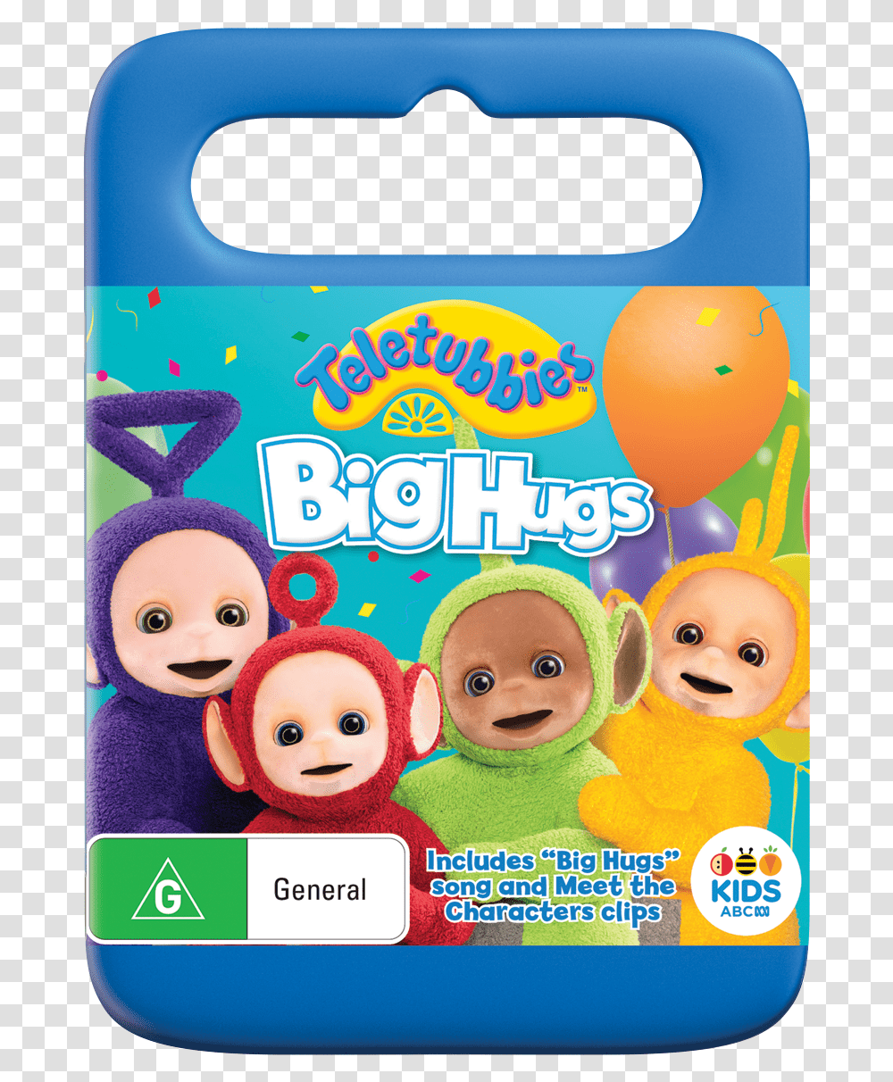 Teletubbies Big Hugs Dvd Download Teletubbies Big Hugs Dvd, Doll, Toy, Food Transparent Png