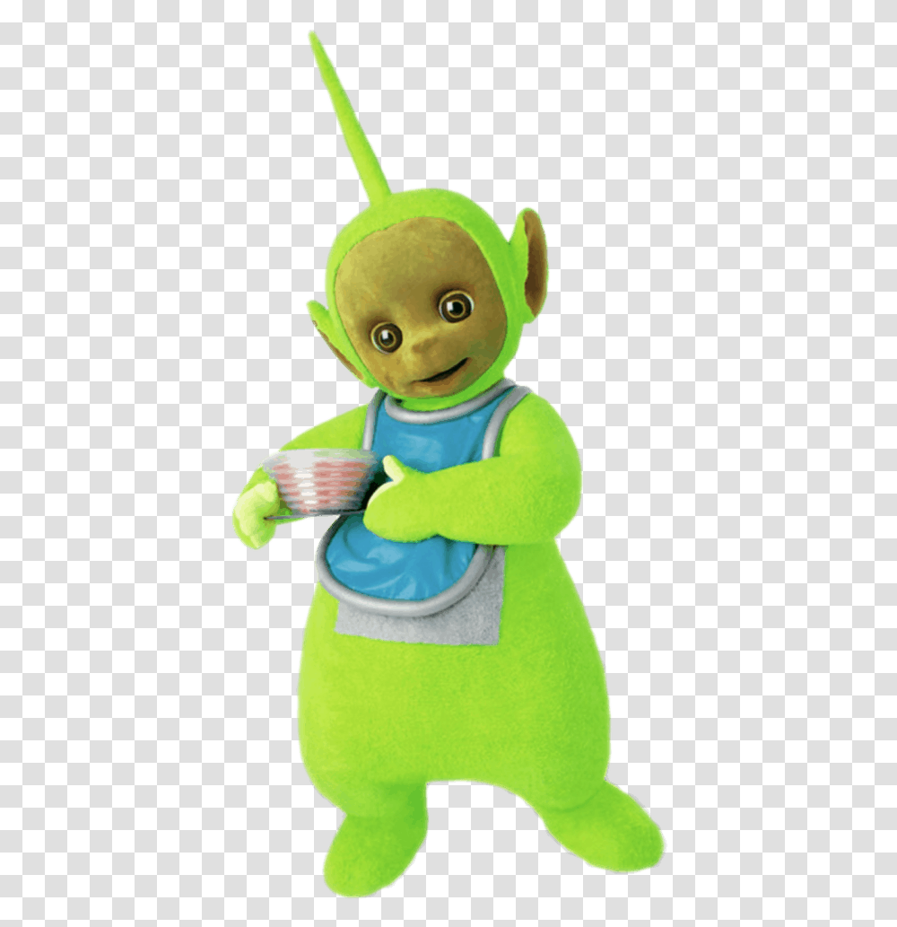 Teletubbies Dipsy Eating Image Teletubbies, Toy, Doll, Elf Transparent Png