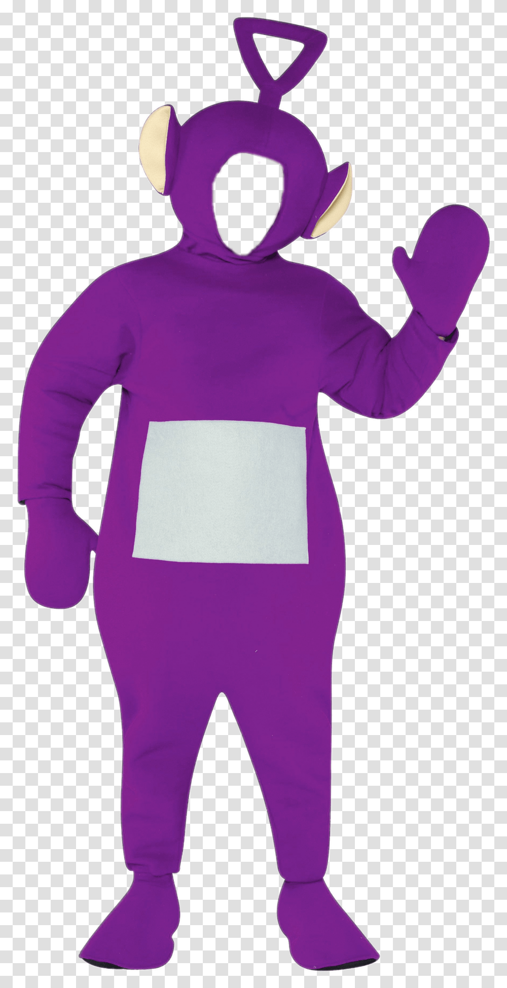 Teletubbies Tinky Winky Costume Adult Tinky Winky Costume, Sleeve, Long Sleeve, Person Transparent Png