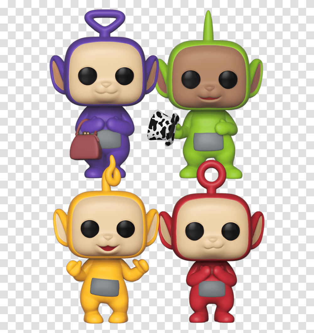 Teletubbies Tubbytronic Superdome Pop Vinyl Bundle, Doll, Toy, Plush Transparent Png