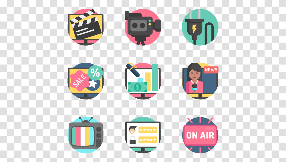 Television Badge Logo Ideas, Person, Face, Label Transparent Png