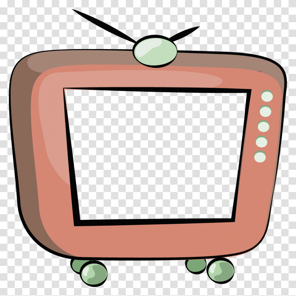 Television Cartoon Clip Art, Monitor, Screen, Electronics, Display Transparent Png