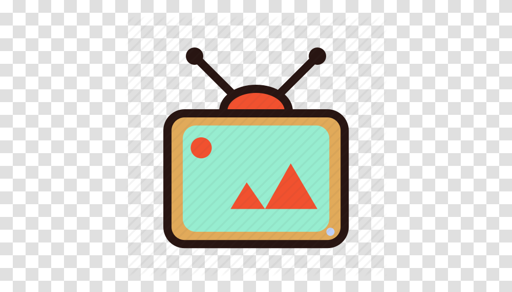 Television Clipart Old School, Lighting, Triangle, Label Transparent Png