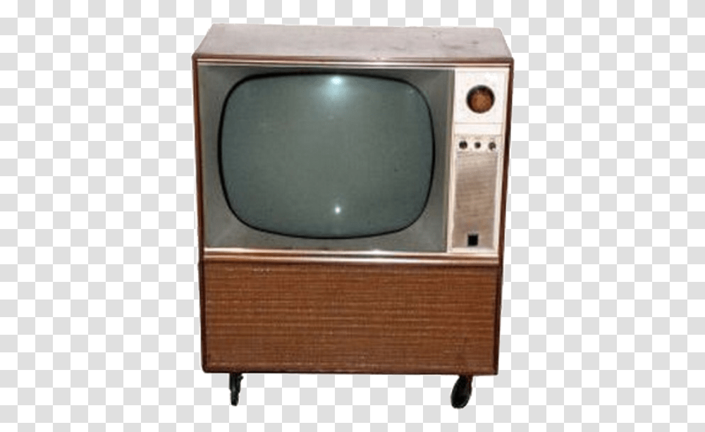 Television Retro Oldschool Livingroom Tube Oldtv Oldtel Did The First Tv Look Like, Monitor, Screen, Electronics, Display Transparent Png