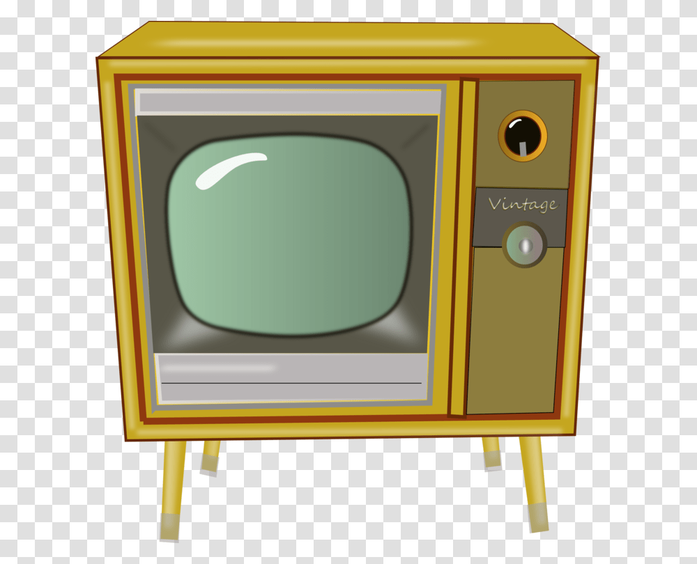 Television Setmediascreen Vintage Tv Clipart, Monitor, Electronics, Display Transparent Png