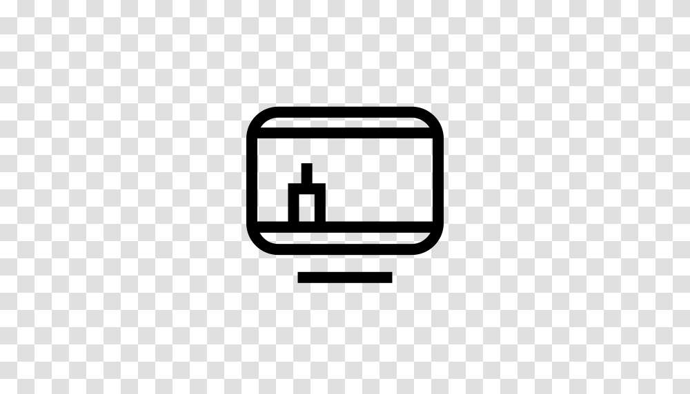 Television Tv Widescreen Icon With And Vector Format, Gray, World Of Warcraft Transparent Png