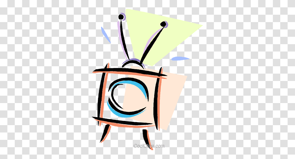 Television With Rabbit Ears Royalty Free Vector Clip Art, Face Transparent Png