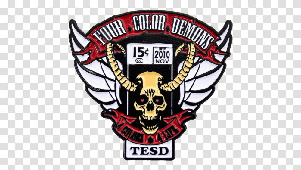 Tell Em Steve Dave Four Color Demons, Logo, Trademark, Emblem Transparent Png