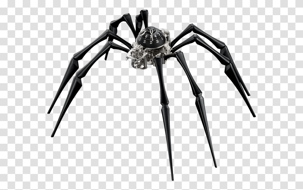 Telling The Time With Two Hands And Eight Legs Spider Legs, Invertebrate, Animal, Insect, Arachnid Transparent Png