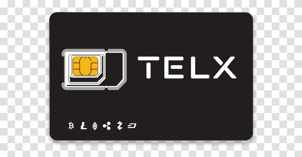 Telx Crypto Sim Card, Electronics, Screen, Label Transparent Png