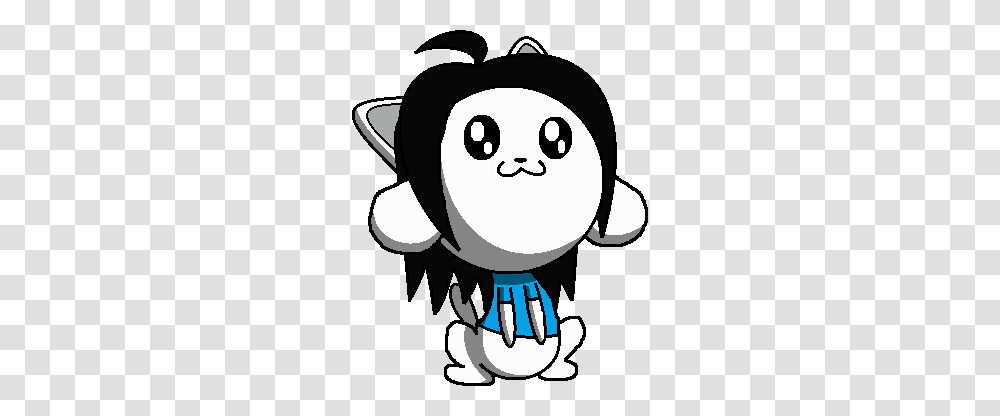 Temmie The Cutie, Stencil, Face Transparent Png