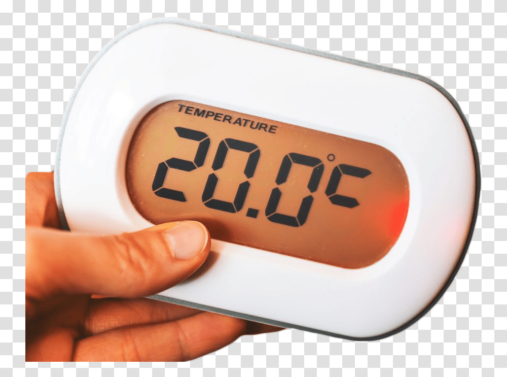 Temperature Reading Dial Digital Clock, Egg, Food, Person, Human Transparent Png