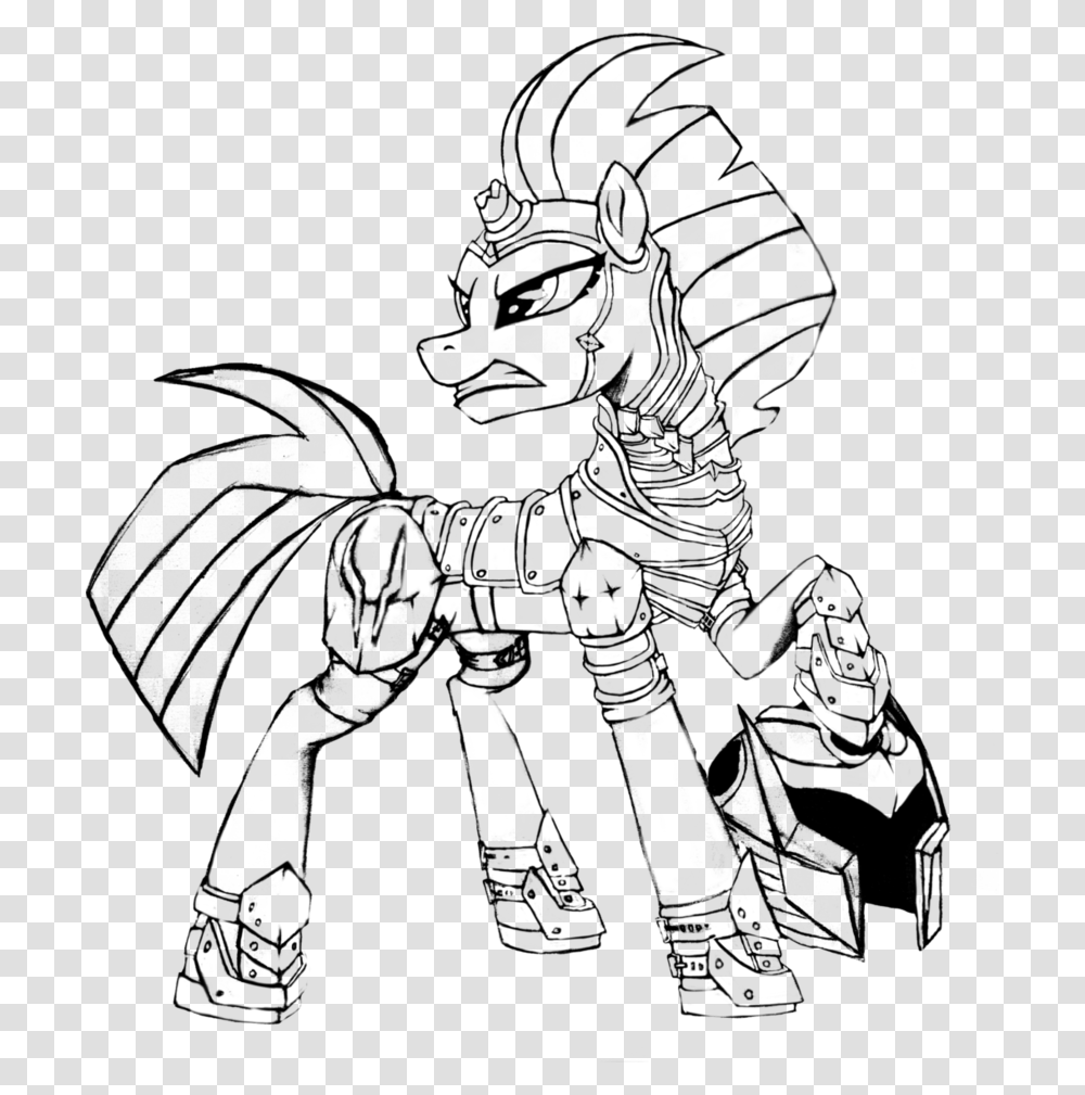 Tempest Shadow Coloring Page, Person, Human, Drawing Transparent Png