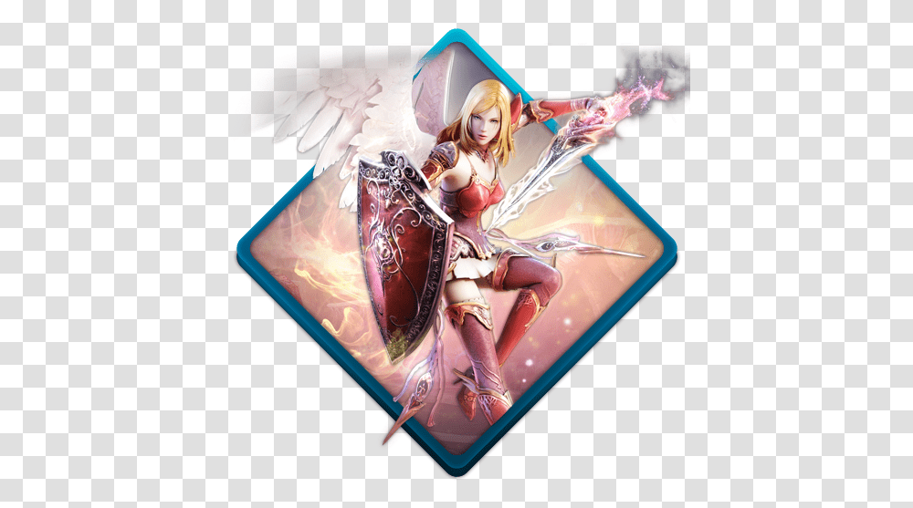 Templar Aion Water Gaming Pack 128px Icon Gallery Character, Person, Human, Art, Angel Transparent Png
