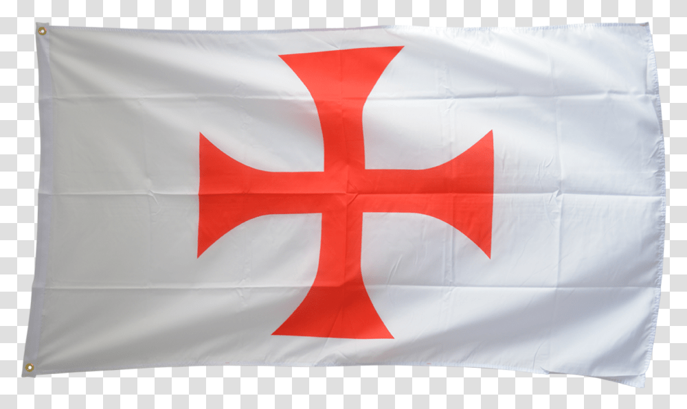 Templar Cross Flag Drapeau Croix, Logo, Trademark Transparent Png